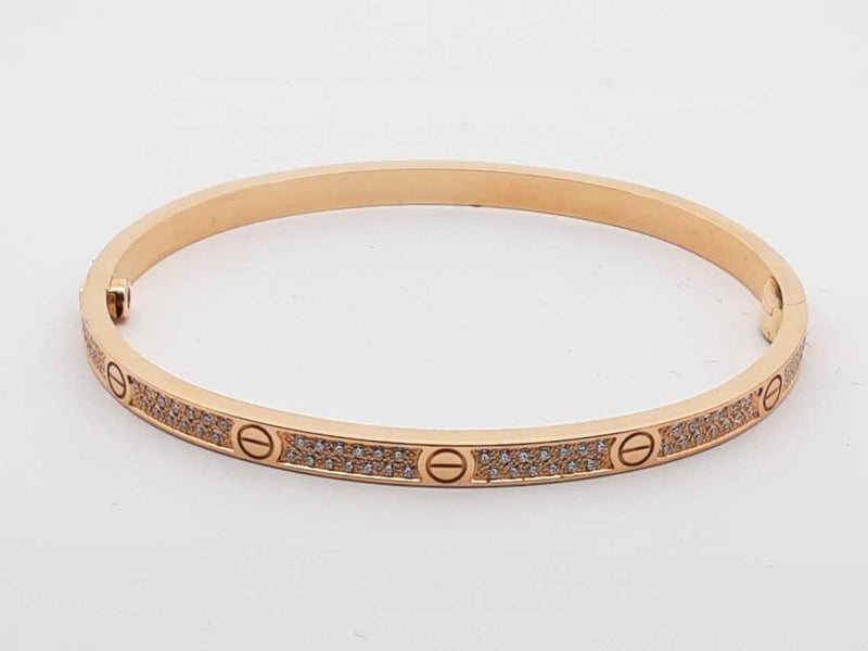 Cartier Love Bracelet 18k Yellow Gold Diamond Paving Sd0625izxzsa