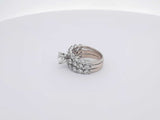 3.10 Diamond 14k White Gold 14k 7.1 Grams Ring Size 6 Sd0425orzxsa