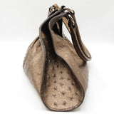 Furla Ostrich-embossed Leather Slouchy Shoulder Bag Sd0126lzxdu