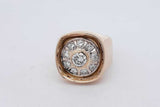 1.14cttw Diamond 10k Yellow Gold Ring 25.1 Grams Size 9.5 Eb0626lxrxsa