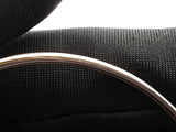 0.69 Cttw Diamond Bangle Bracelet In 14k Rose Gold 8.7 Grams 6 Inch Fw0426rpxdu