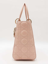 Christian Dior Medium Lady Dior Bag In Cannage-quilted Lambskin Fw0926lixzdu