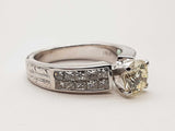 1.80 Cttw 18k White Gold 5.8g Ring Size 6.75 Do0526lorxde