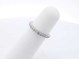 0.64 Cttw Diamond & 14k White Gold Eternity Ring Size 4.75 1.8 Grams Fw0425lordu