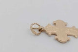 14k Yellow Gold Cross Pendant 3.4 Grams Eb0926owxsa