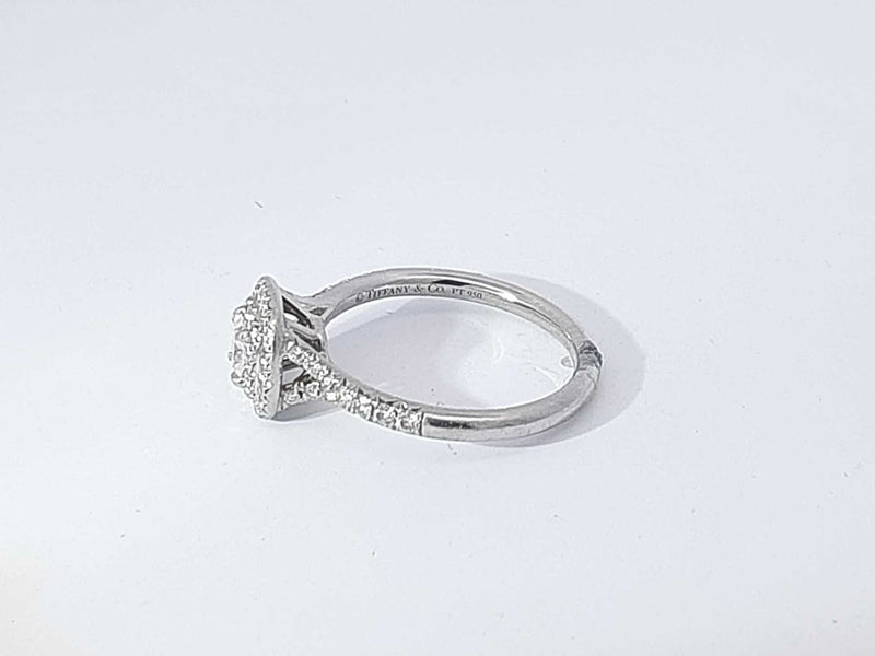 0.61 Cttw Diamond 14k Tiffany & Co White Gold 4.5 G Ring Size 6 Aa0725lrzxsa