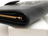 Chanel Black Caviar Leather Wallet Eb0426ooxde
