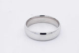 14k White Gold Wedding Band Ring 7.4 Grams Size 11 Eb0426pxzsa