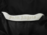 Palm Angels Black White Stripes Down Puffer Zipper Jacket Size Xs Do0525lxzde