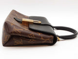 Louis Vuitton Locky Bb Monogram & Black Leather Top Handle Bag Eb0426cxzde