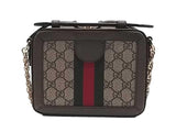 Gucci Ophidia Gg Supreme Lock Messenger Canvas Purse Kb1219wxxmia