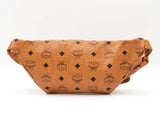 Mcm Patricia Cromer Collection Belt Bag In Cognac Visetos Canvas Fw0926ocrdu