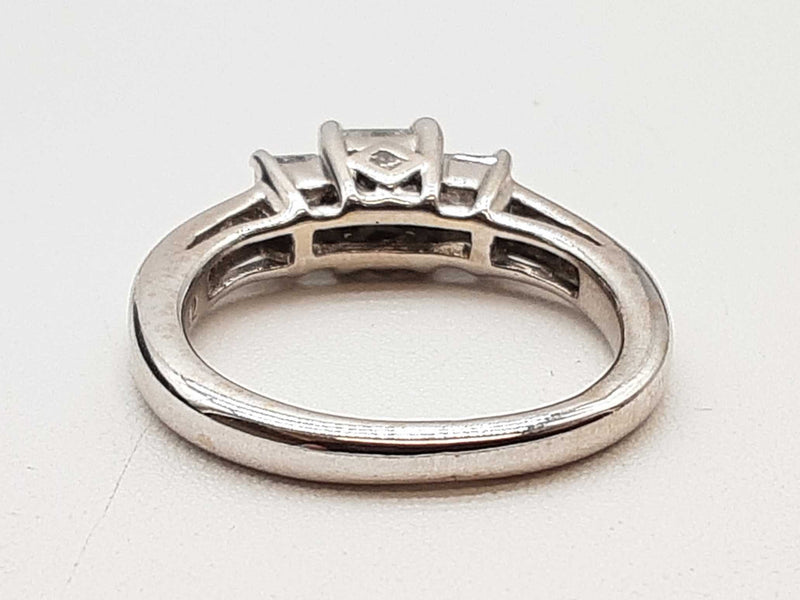 0.85 Cttw Diamonds 14k White Gold 3.6g Ring Size 3.75 Do0325prxde