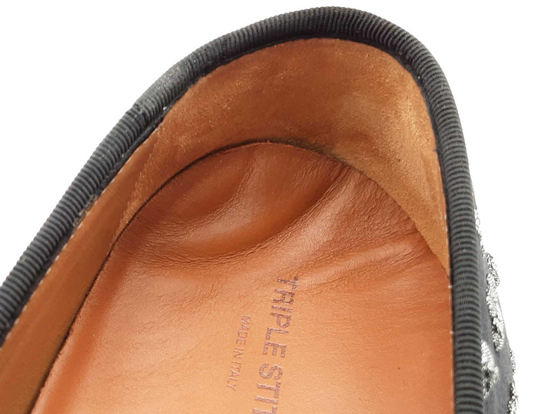 Christian Louboutin Dandelion Flat Black Loafers Size Eu 44.5 M Do0625ocrde