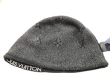 Louis Vuitton Black Logo Wool Beanie Size S Do0825lrxde