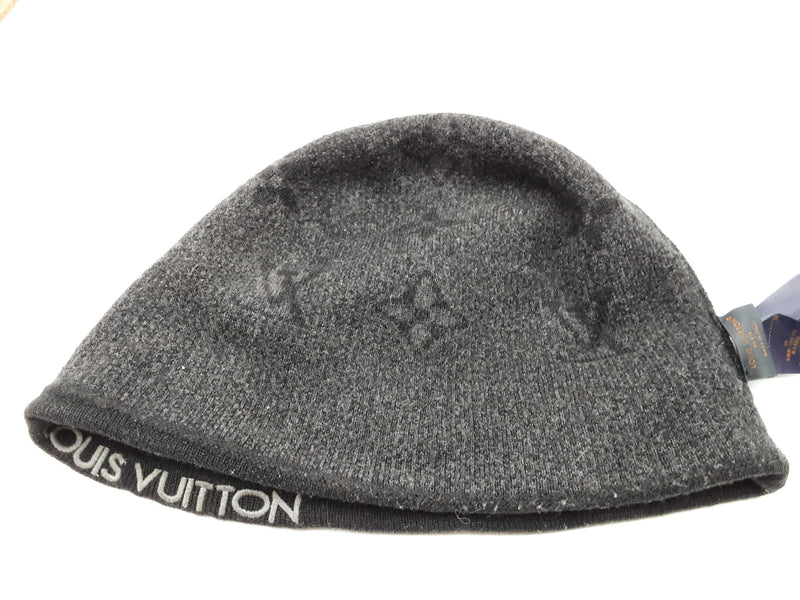Louis Vuitton Black Logo Wool Beanie Size S Do0825lrxde