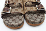 Gucci Gg Monogram Canvas Slides Gucci Size 8 Eb0626wxde