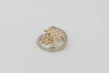 14k Yellow Gold Tree Of Life Pendant With Diamonds 3.3 Grams Eb0926oxzsa