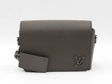 Louis Vuitton Aerogram Fastline Wearable Wallet In Sage Green Grained Leather Fw0726lxzxdu