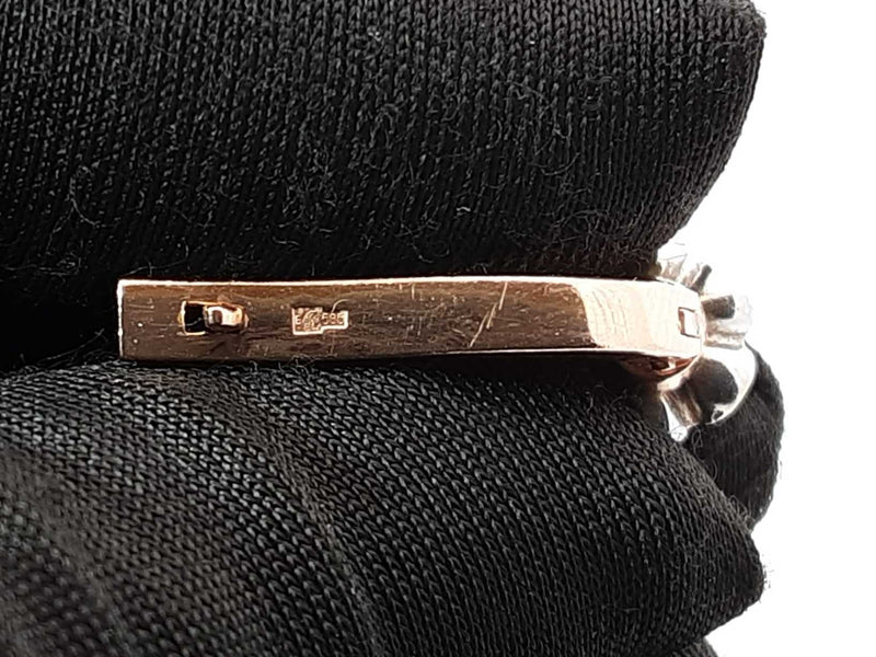 0.40 Cttw Diamond & 14k Rose Gold Leverback Earrings 5.6 Grams Fw0925prxdu