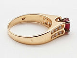 Ruby 14k Yellow Gold 3.8g Ring Size 7 Do1125oxzde