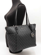 Michael Kors Jet Set Tote Bag & Wallet In Signature Coated Canvas Fw0626crdu
