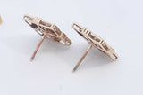 2.1ctw Diamond Stud Screwback Earrings In 14k Yellow Gold 5.7 Grams Aa0425rrxsa
