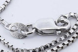 1.2cttw Diamond Cross Pendant Necklace 14k White Gold 10g 19 Inch Eb0426orxzde