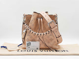 Louis Vuitton Muria Bucket Bag In Monogram-perforated Mahina Leather Fw526loxzdu