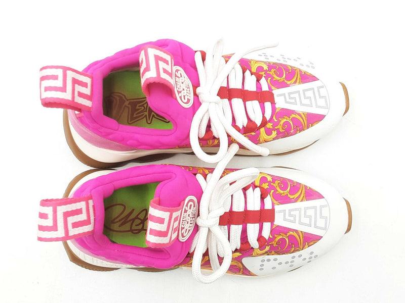 Versace Chain Reaction Low Top Multicolor Sneakers Size Eu 36 Us 6 Fw0925erdu