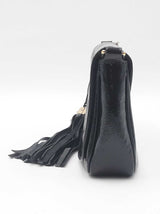 Gucci Small Soho Disco Bag In Black Vernice Naplack Fw0426prxdu