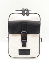 Coach Track Pack In Colorblock Signature Coated Canvas Fw0325wxdu