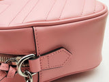 Gucci Marmont Shoulder Bag In Pink Matelassé Leather Fw0125worsa