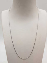 0.90 Silver 1.2g Box Chain 18 In Do1225ode