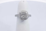 Approx. 1.52ctw Diamond Ring In Platinum 10.5 Grams Size 4.25 Eb1124oxxzsa