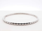 Chanel Coco Crush Mini Bangle In 18k White Gold 17.4 Grams 7 Inch Fw0126orxzdu