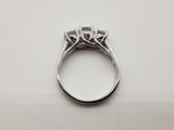 0.75 Cttw Natural Diamonds 14k White Gold 3.7g Ring Size 7 Do0326pixde