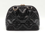 Louis Vuitton Alma Bb In Black Bubblegram Embroidered Leather Fw0826crzdu
