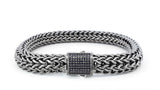 John Hardy Icon Chain Bracelet In Sterling Silver & Black Sapphire 89.8 Grams 9.25 Inch Fw0626wxzdu