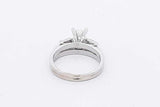 0.67cttw Diamond Wedding Set In 14k White Gold 3.2 Grams Size 4 Eb0625wxzsa
