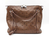 Louis Vuitton Antheia Ixia Pm Bag In Brown Monogram Python Leather Fw0626ozxzdu