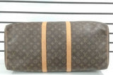 Louis Vuitton Keepall 55 Brown Duffle Mk0826ioimia