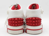 Christian Louboutin Astroloubi White Leather Sneakers Size Eu 45 Fw026467lrxdu