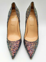 Christian Louboutin So Kate Dragonfly Glitter Heels Size Eu 40 Do0824lrxde