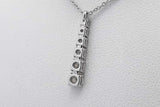 Tiffany & Co. Platinum Graduated Diamond Pendant Necklace 16 Inch Eb0926lxxzsa