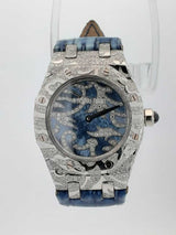 Audemars Piguet Royal Oak 18k White Gold Quartz Diamond Watch Sd0125oerzxsa