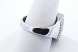 3.0cttw Diamond 10k White Gold Ring 11.6 Grams Size 10.25 Eb0626swxde