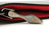 Christian Louboutin Black Grained Calf Leather Pouch Sd0526lorde