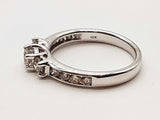 0.38 Cttw Natural Diamonds 10k White Gold 3.3g Ring Size 7 Do0326lrxde