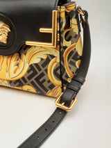 Versace Fendace Fendi X Versace Medusa Baroque Top Handle Bag Eb1224lrxzsa